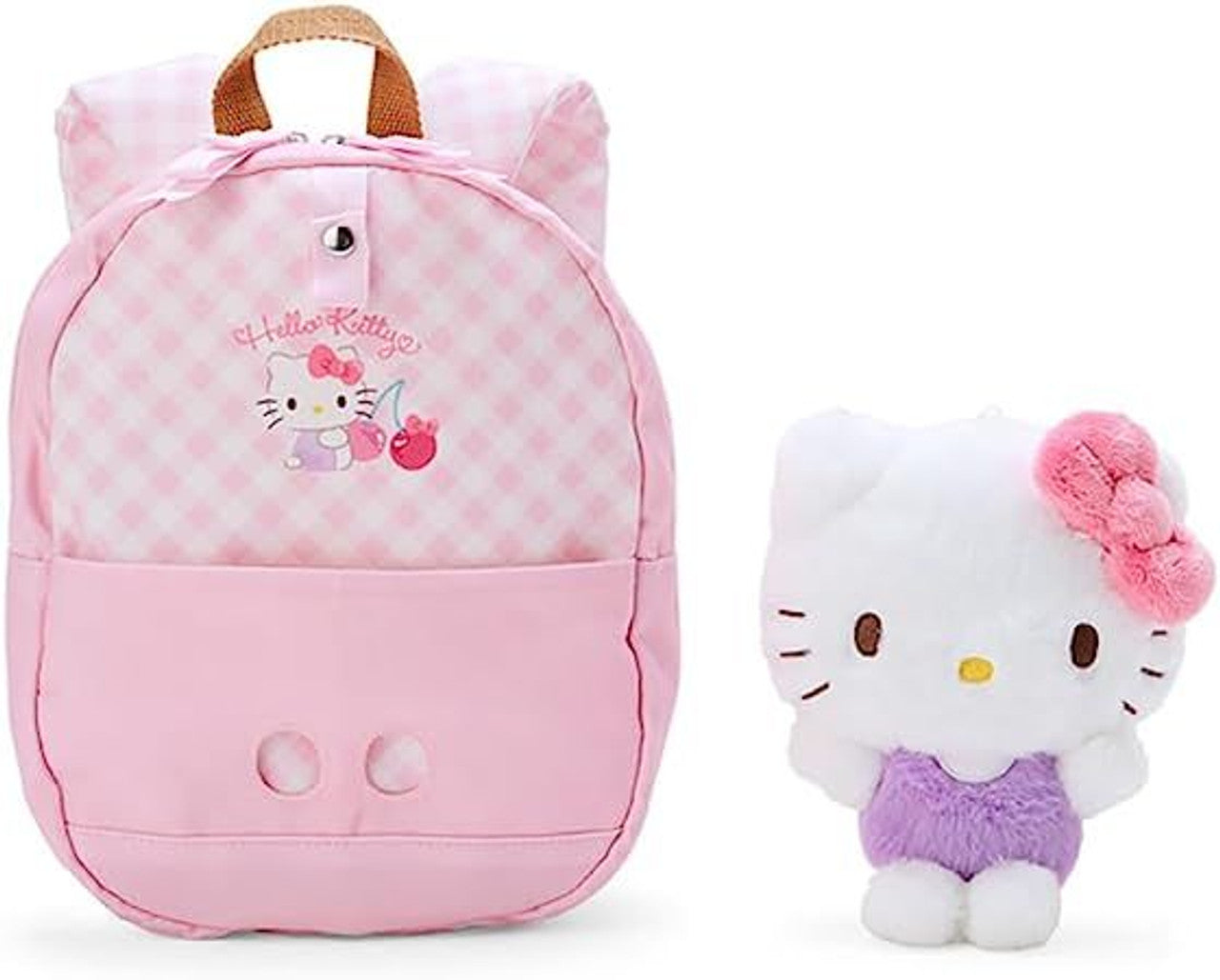 Sanrio Mini Backpack & Plush - Hello Kitty hihi Sanrio Mini Backpack & Plush - Hello Kitty hihi