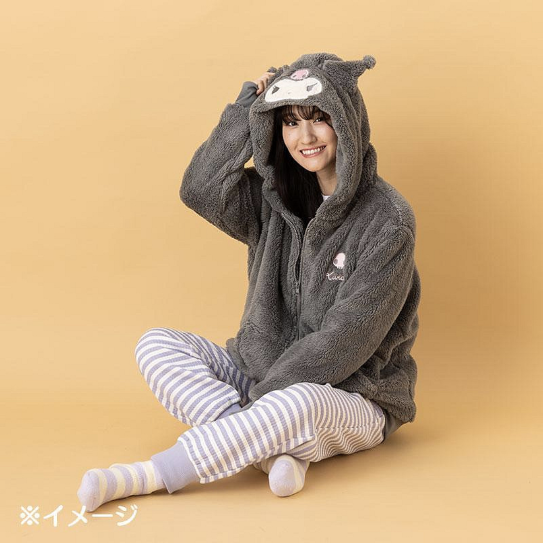 Sanrio Fluffy Zip Up Hoodie - Hello Kitty – hihi