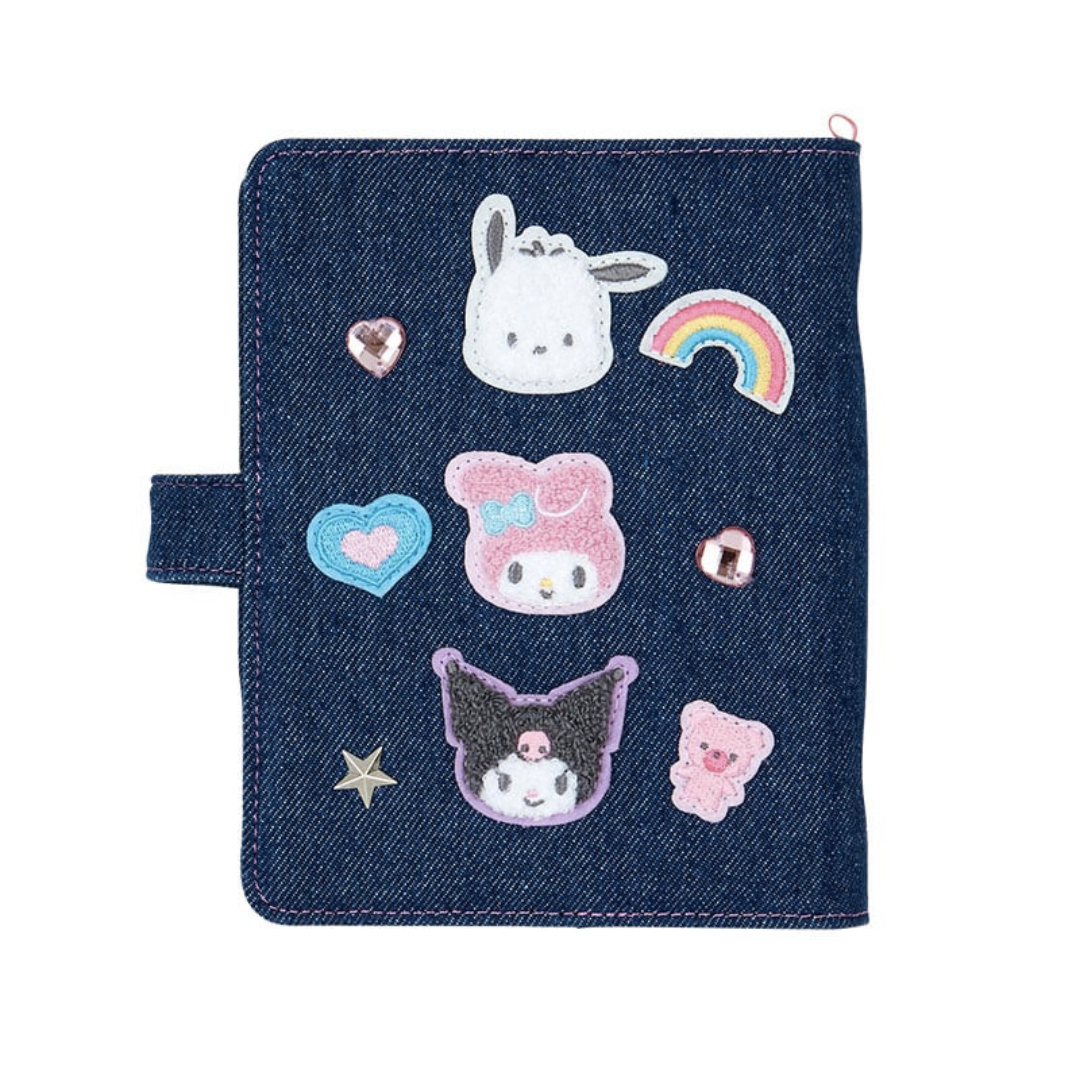 sanrio card binder Sanrio Denim Patch Binder
