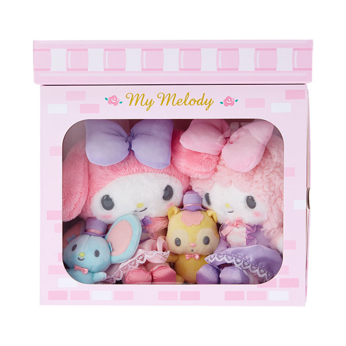 Sanrio 4 Piece Dress-Up Plush Doll Set
